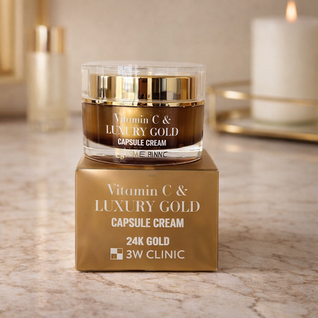 3W Clinic Vitamin C & Luxury Gold Capsule Cream 55g