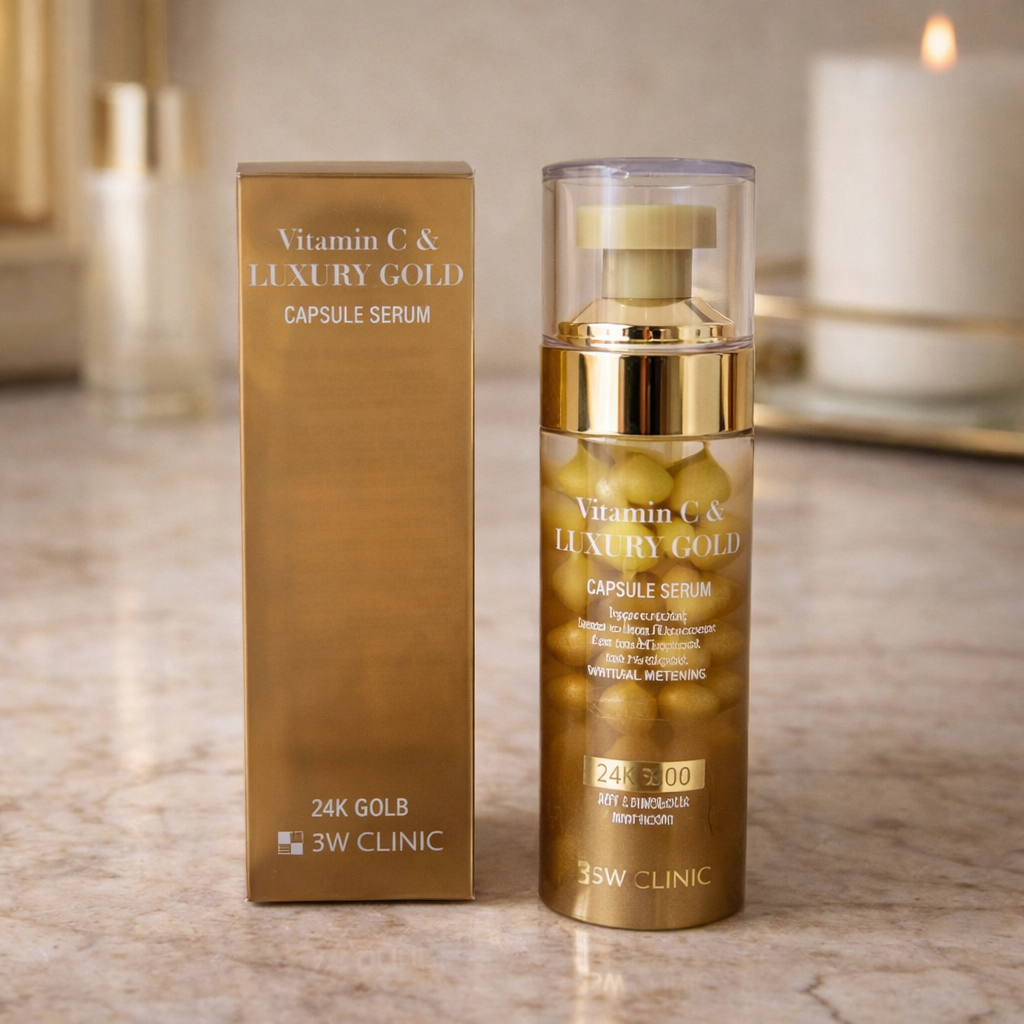 3W Clinic Vitamin C & Luxury Gold Capsule Serum 56g
