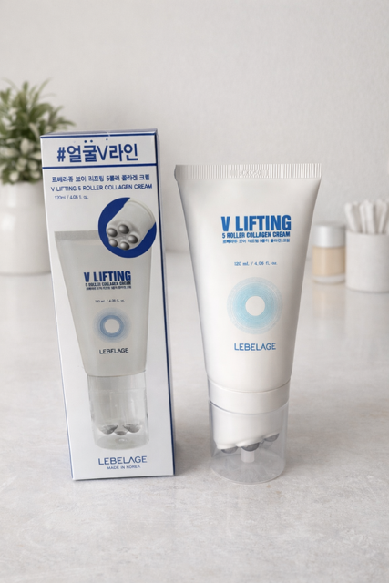 Lebelage V Lifting 5 Roller Collagen Cream 120 ml